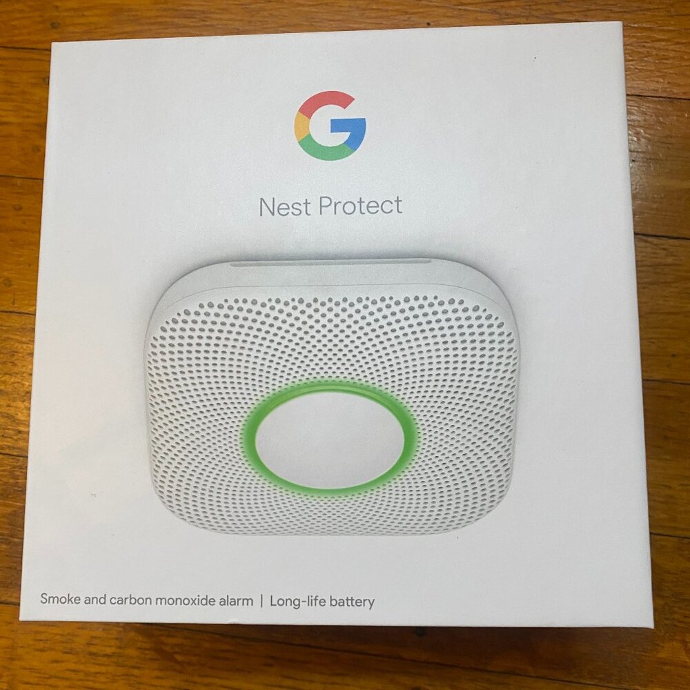 Google Nest Protect Smoke & Carbon Monoxide Alarm - never used, box opened